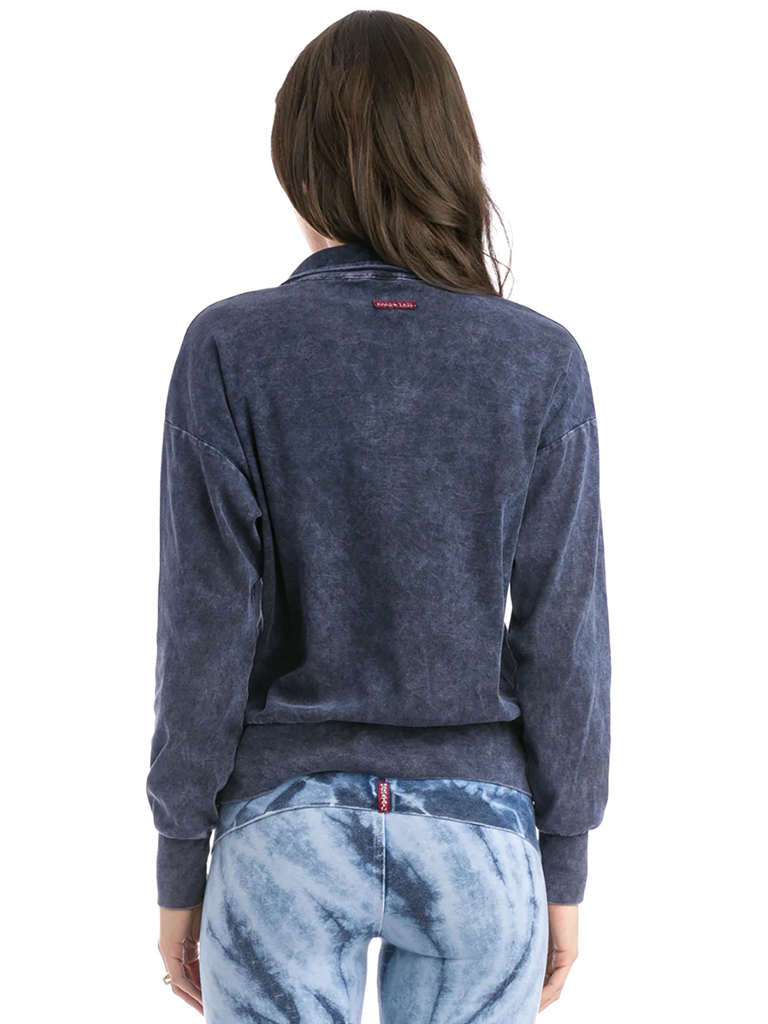 Hard Tail Preppy Half-Zip Pullover Top (Style B-173) Hard Tail