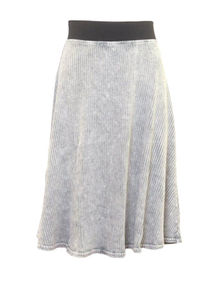 Hard Tail Wide Ribbed Skater Skirt CMR-04 Hard Tail