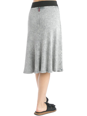 Hard Tail Wide Ribbed Skater Skirt CMR-04 Hard Tail