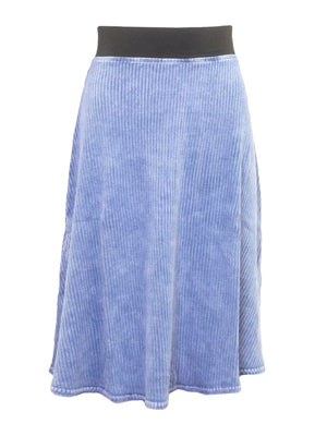 Hard Tail Wide Ribbed Skater Skirt CMR-04 Hard Tail