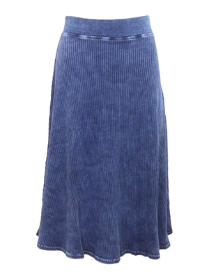 Hard Tail Wide Ribbed Skater Skirt CMR-04 Hard Tail