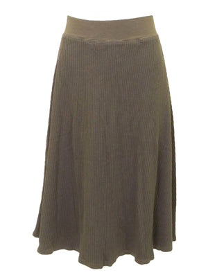 Hard Tail Wide Ribbed Skater Skirt CMR-04 Hard Tail