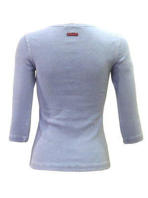 Hard Tail Ribbed 3/4 Sleeve Crewneck Shirt CS-117 Hard Tail