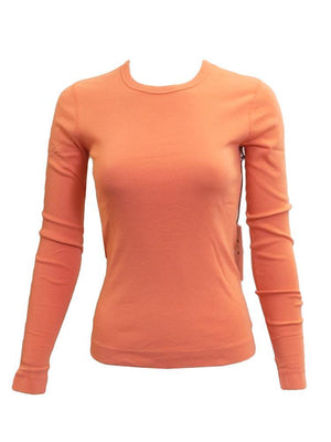 Three Dots Crewneck Long Sleeve Shirt (Bright) - PinkOrchidFashion