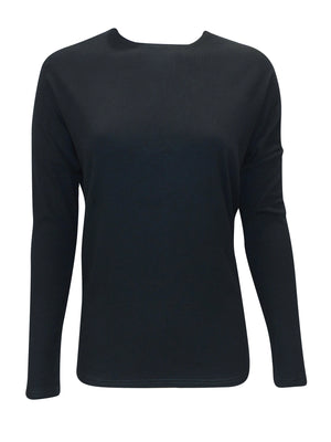 Daniella Faye Ribbed Long Sleeve Dalia Top - Tops