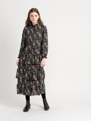 The Alley Garden Floral  Dress - Dresses