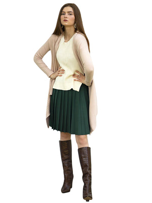 Apparalel Knit Pleat Infinity Skirt Apparalel