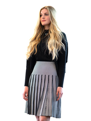 Apparalel Knit Pleat Infinity Skirt Apparalel