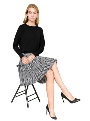 Apparalel Knit Pleat Infinity Skirt Apparalel