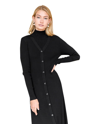 Apparalel Ribbed Cardigan Dress Apparalel