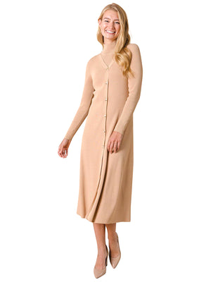 Apparalel Ribbed Cardigan Dress Apparalel