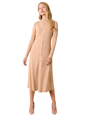 Apparalel Ribbed Cardigan Dress Apparalel