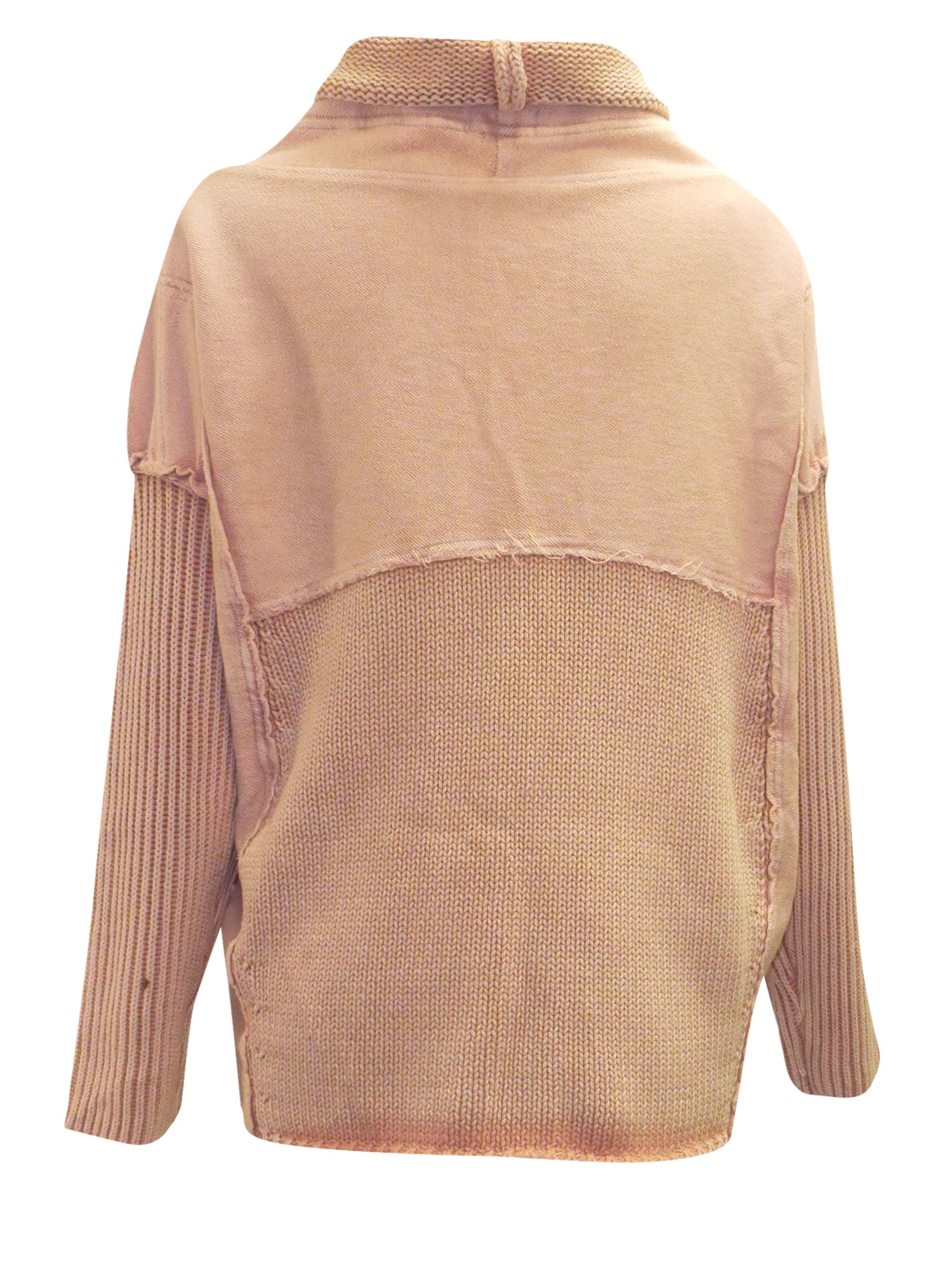 Fate Mineral Wash Pocket Knit Cardigan - Tops