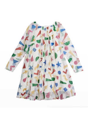 Stella McCartney Glitter Stickers Tulle Dress - Dresses