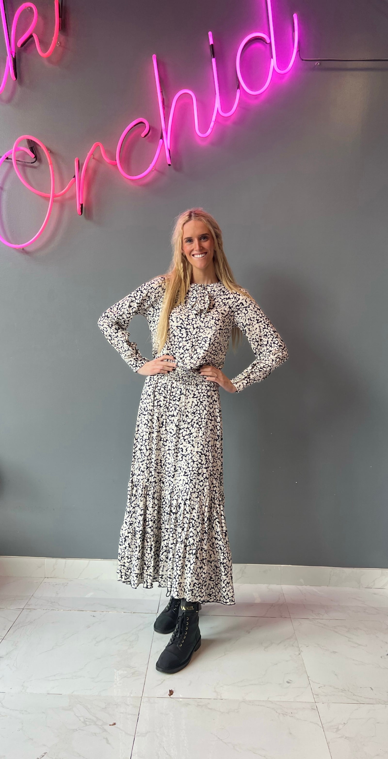 Pinto Printed Tiered Skirt - Skirts