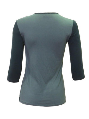 Objex Two-Tone Tshirt - PinkOrchidFashion