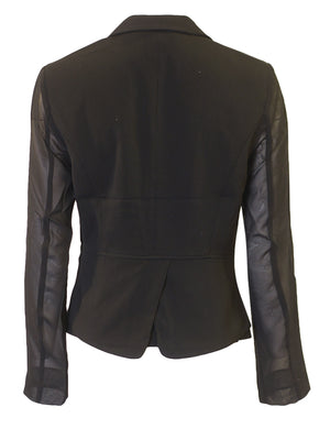 Cache Gold Button Blazer - Shirts & Tops