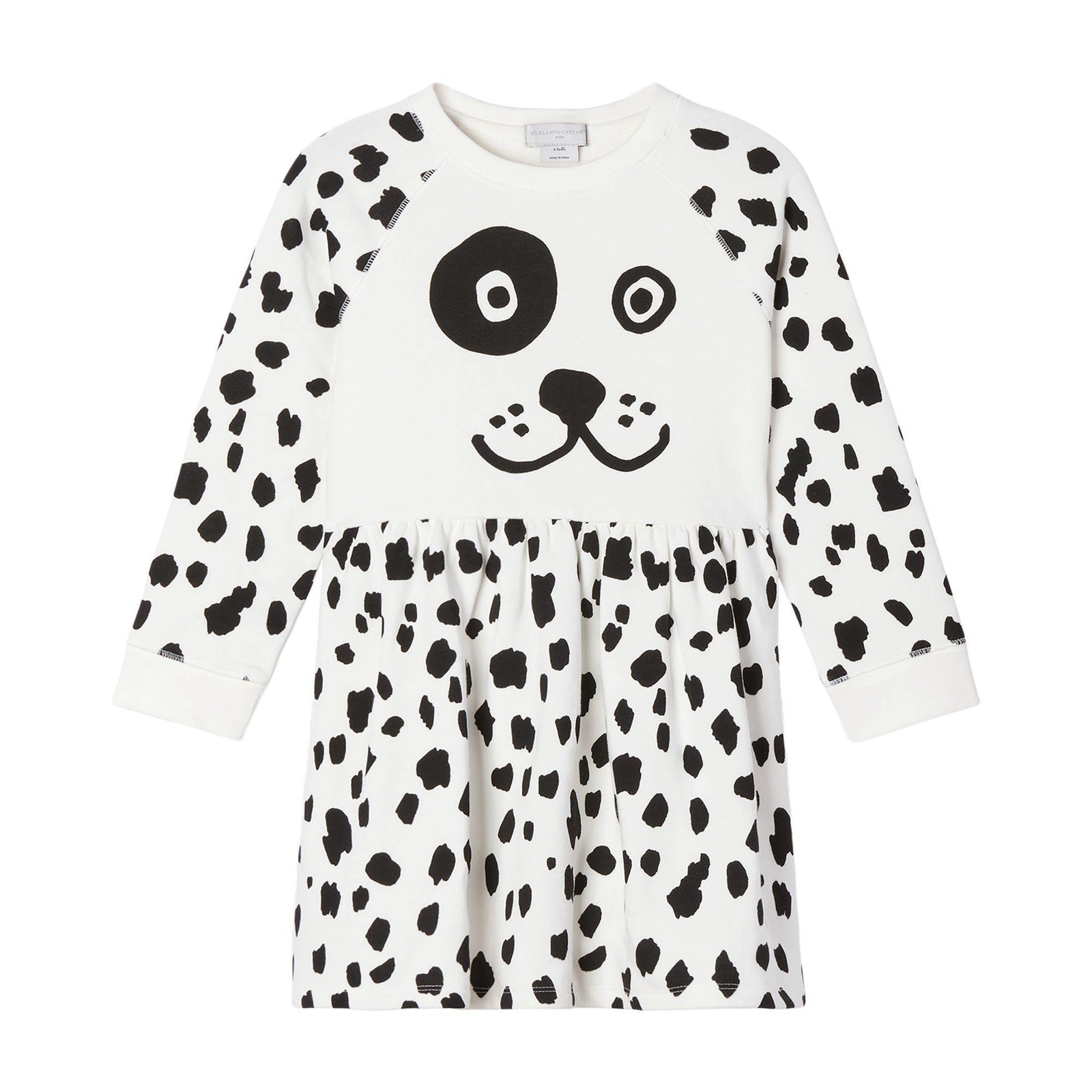 Stella McCartney Dalmatian Sweatshirt Dress - PinkOrchidFashion