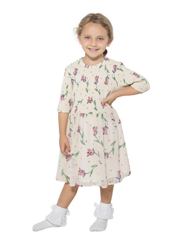 Cheribelle Smocked Top Tulip Dress - Dresses