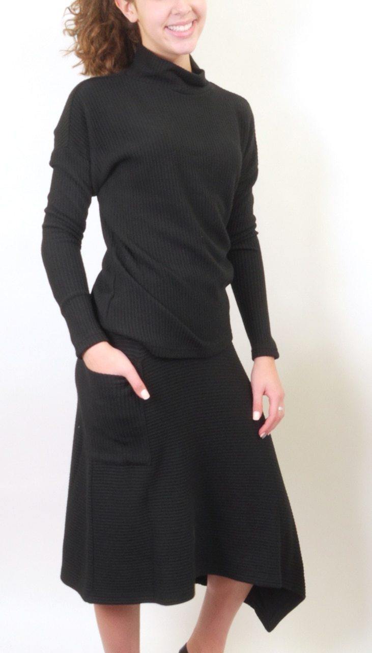 Maxmrkt Knit Ribbed Skirt vendor-unknown