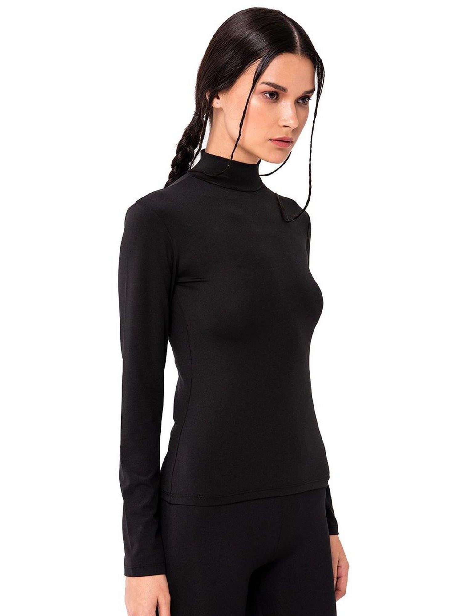 Kiki Riki Mock Neck Long Sleeve Top Kiki Riki