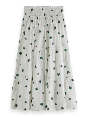 Scotch & Soda Printed Grape Maxi Skirt - Skirts