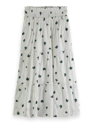 Scotch & Soda Printed Grape Maxi Skirt - Skirts