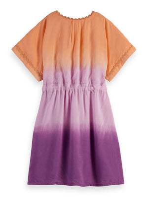 Scotch & Soda Tie-Dye Wrap Kaftan Dress - Dresses