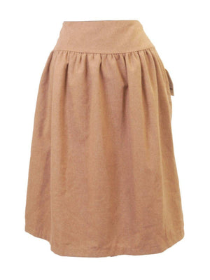 Rose Bleu Wool Skirt
