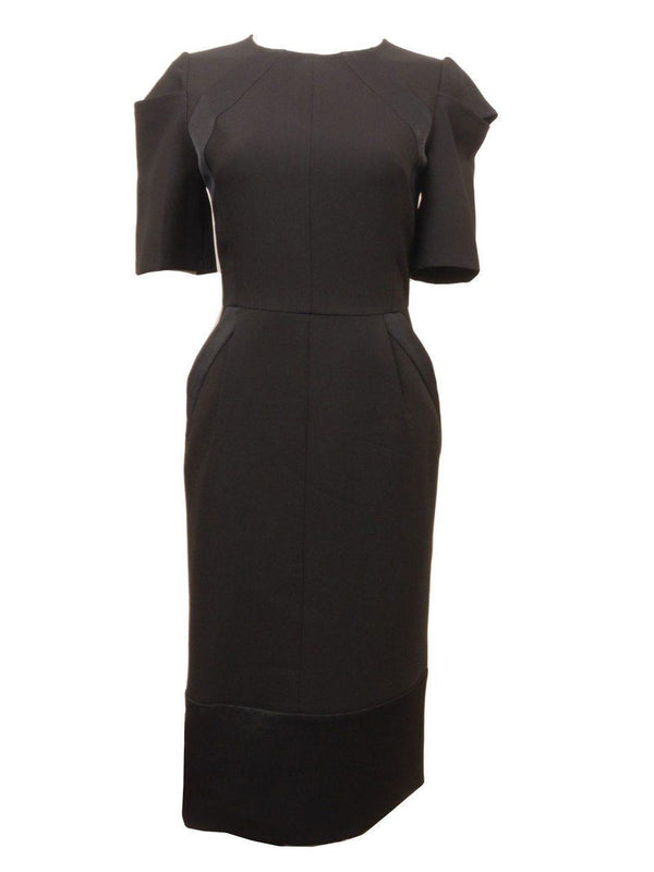 Kameya Black Sheath Dress vendor-unknown