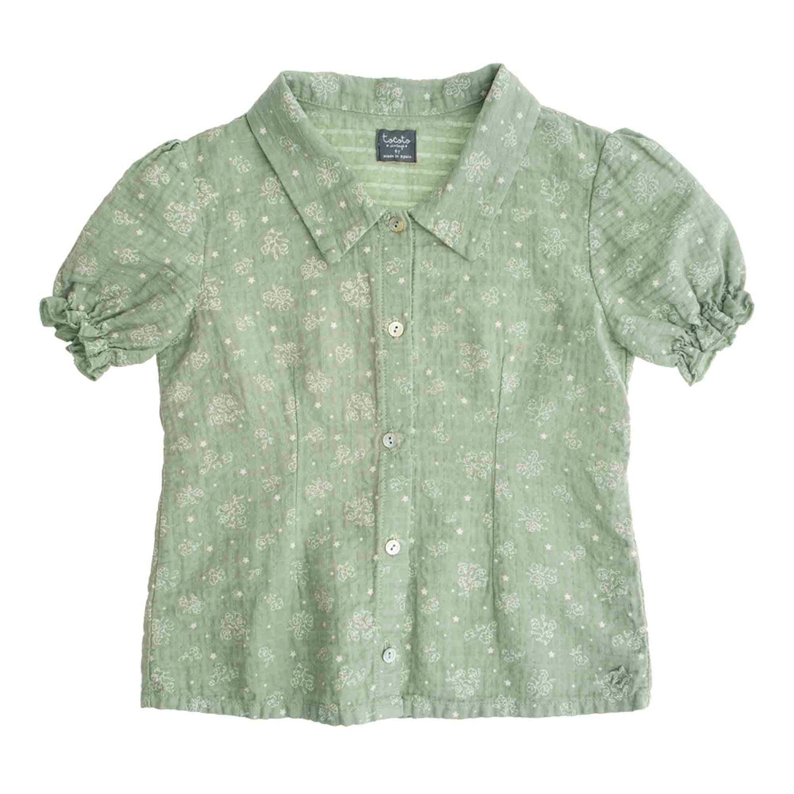 Tocoto Vintage Flower Print Blouse - Tops