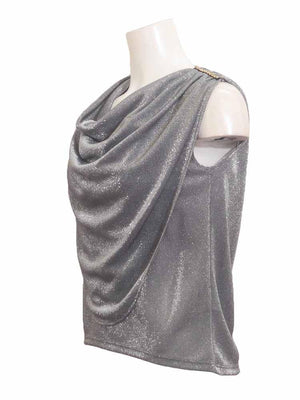 Sabra Metallic Sleeveless Top - PinkOrchidFashion