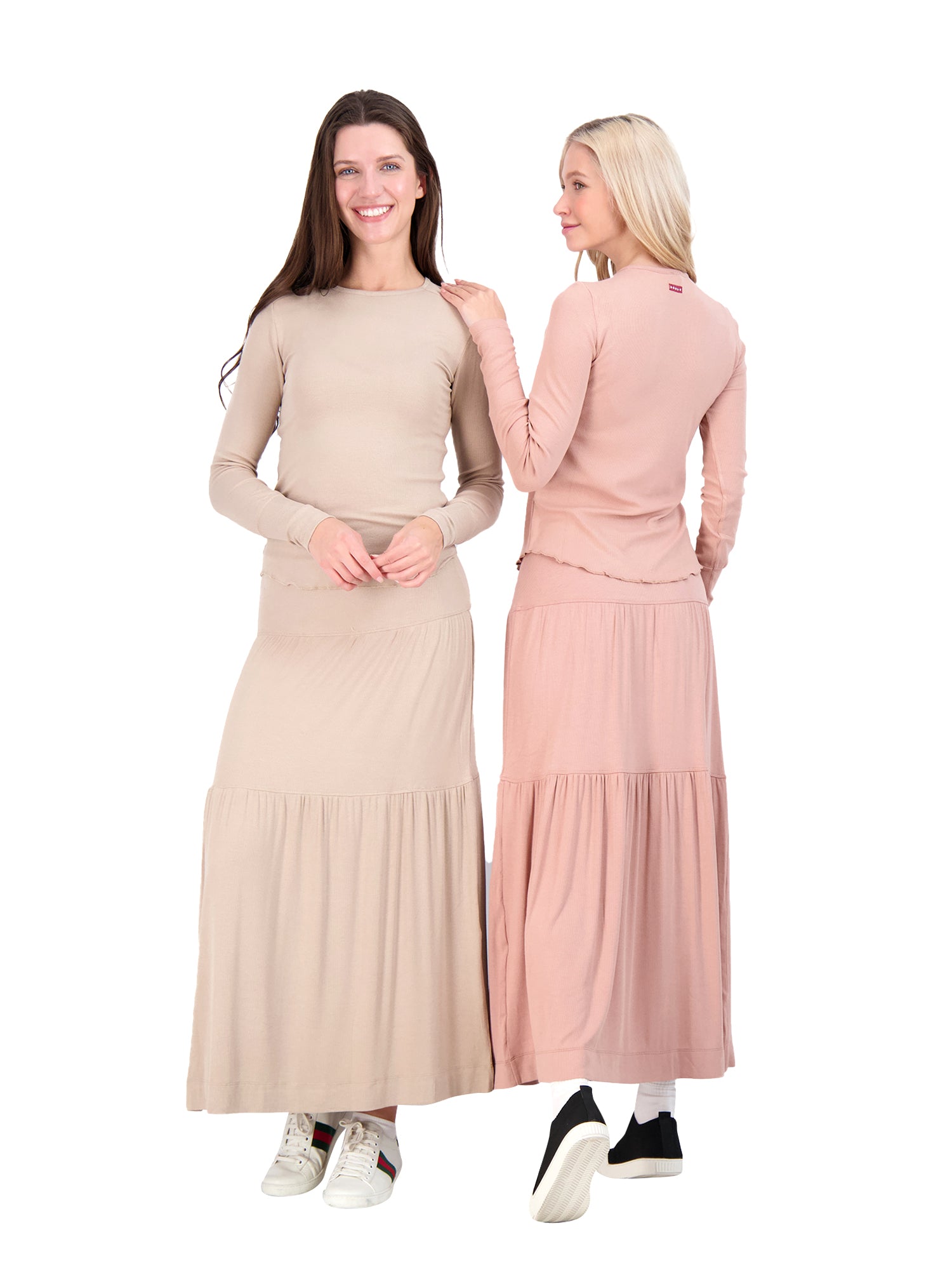 5 Stars Long Sleeve Ribbed Top - Tops