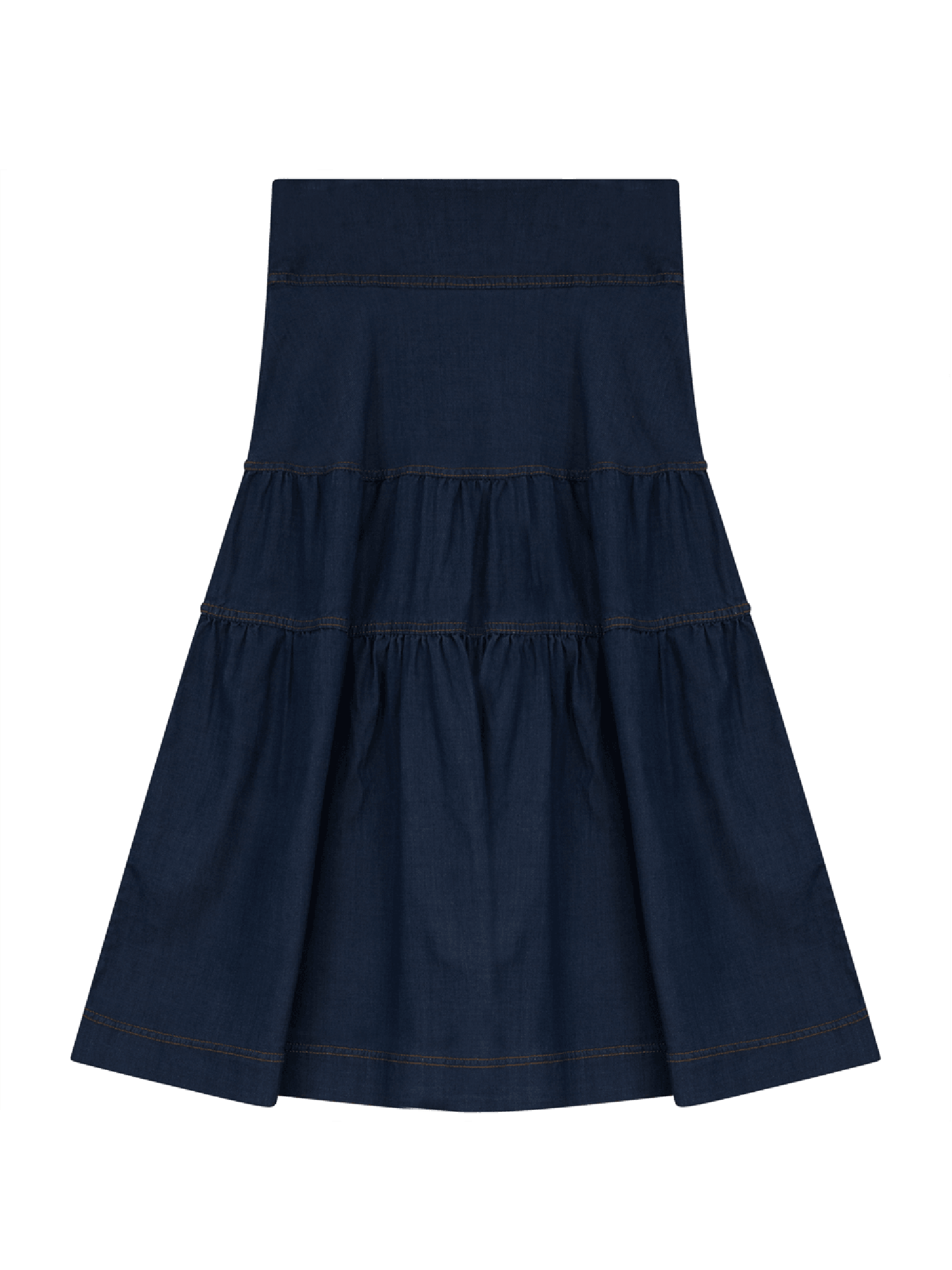 5 Stars Denim Tier Skirt - Skirts