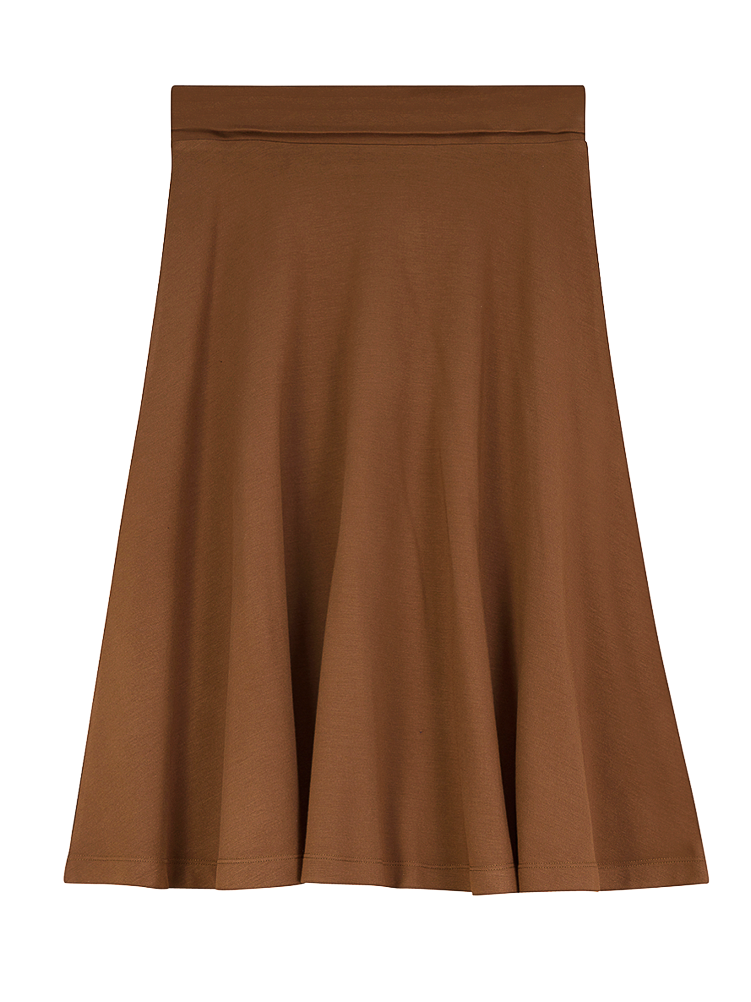 Ginger Ponte Flare Skirt Ginger