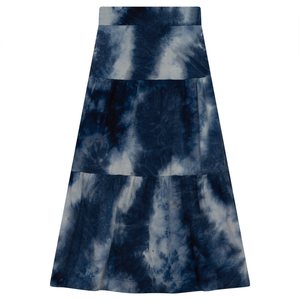 Riff TIe-Dye Tiered Skirt - Skirts