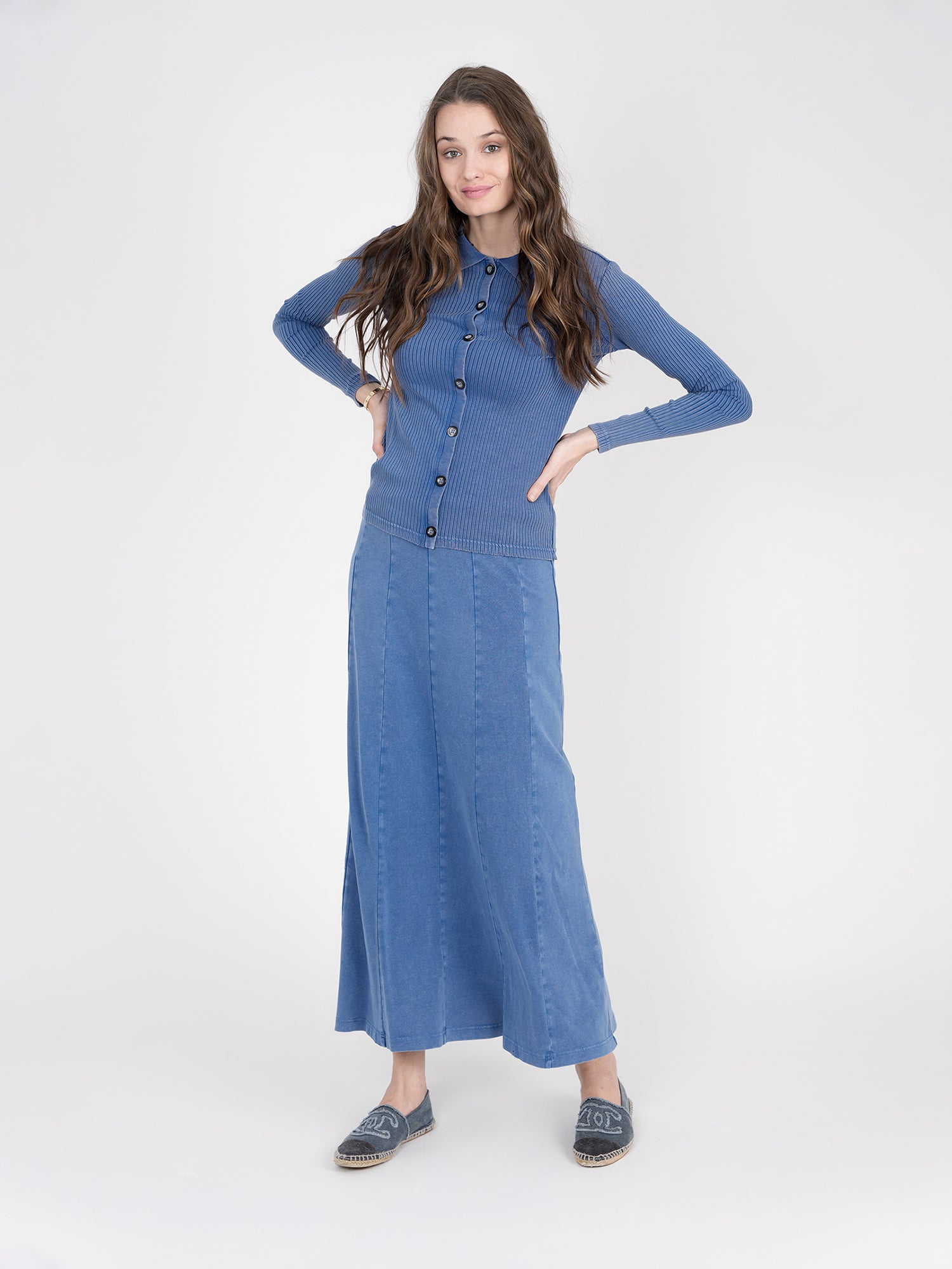 5 Stars Long Panel Skirt - Skirts