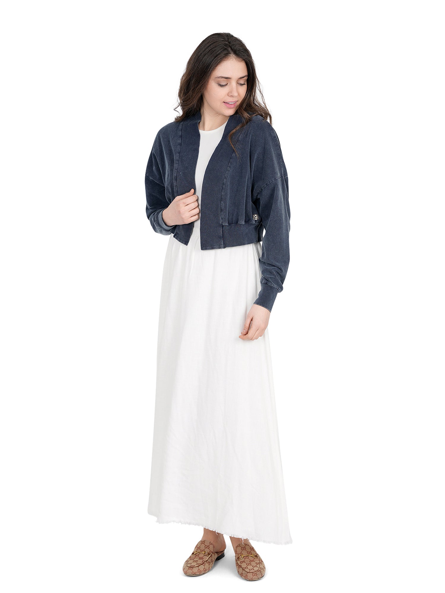 Ginger Cropped Cardigan - Cardigan