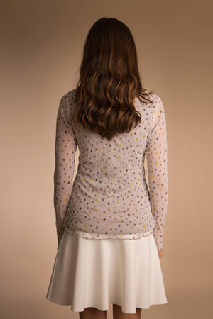 Sara Navon Mesh Top - PinkOrchidFashion