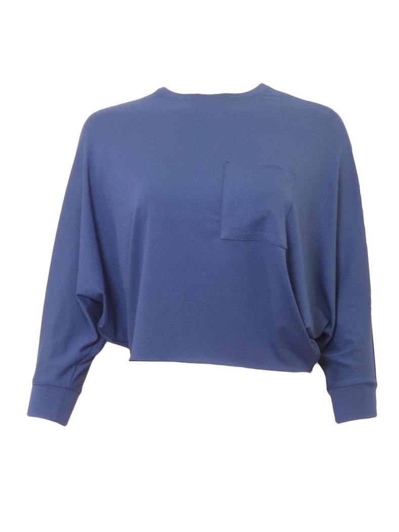 Third by Cee Cropped Pocket Tee - PinkOrchidFashion