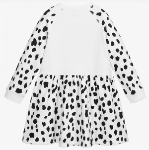 Stella McCartney Dalmatian Sweatshirt Dress - PinkOrchidFashion