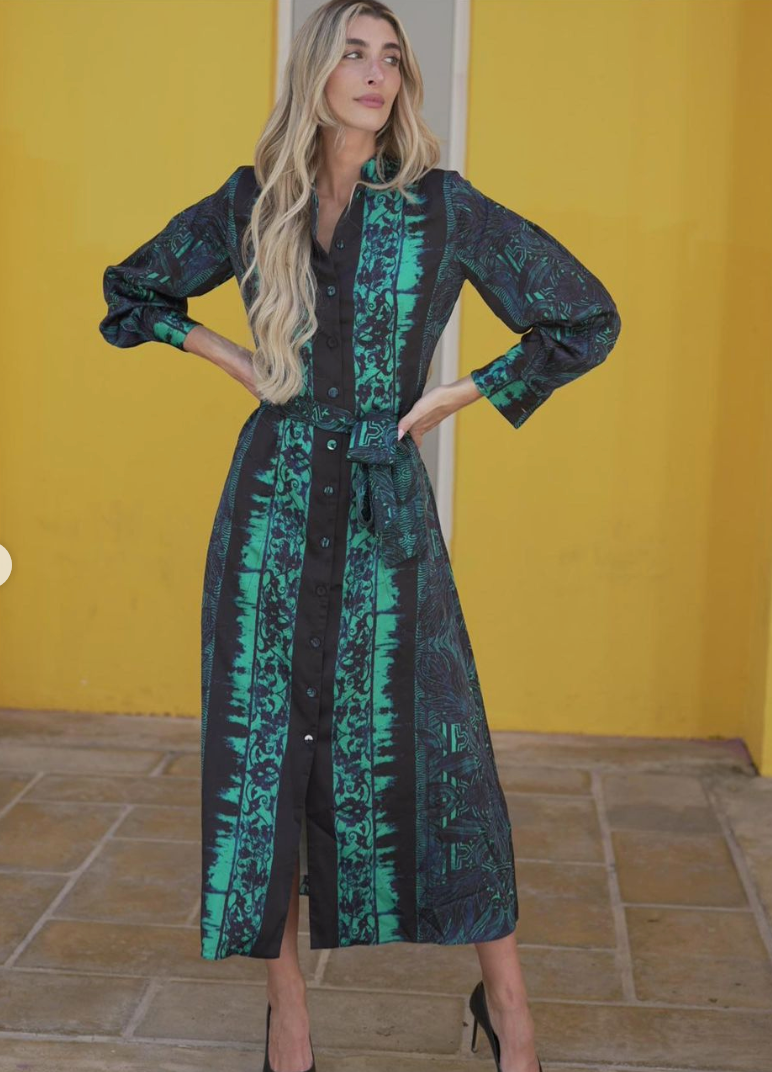 Legally Red Teal Mist Dress - Dresses