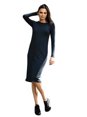 Daniella Faye Basic Ribbed Dress - Dresses