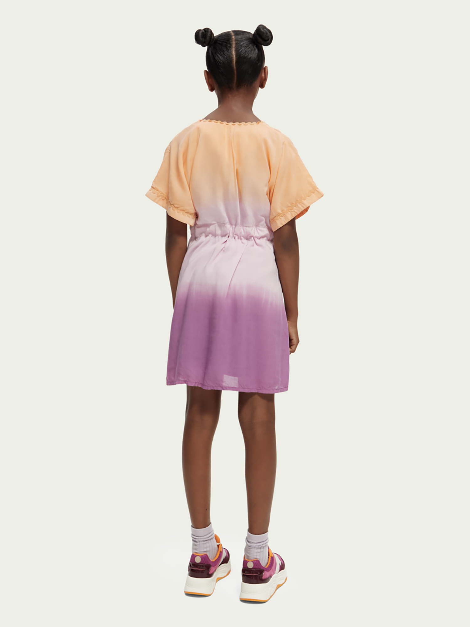 Scotch & Soda Tie-Dye Wrap Kaftan Dress - Dresses