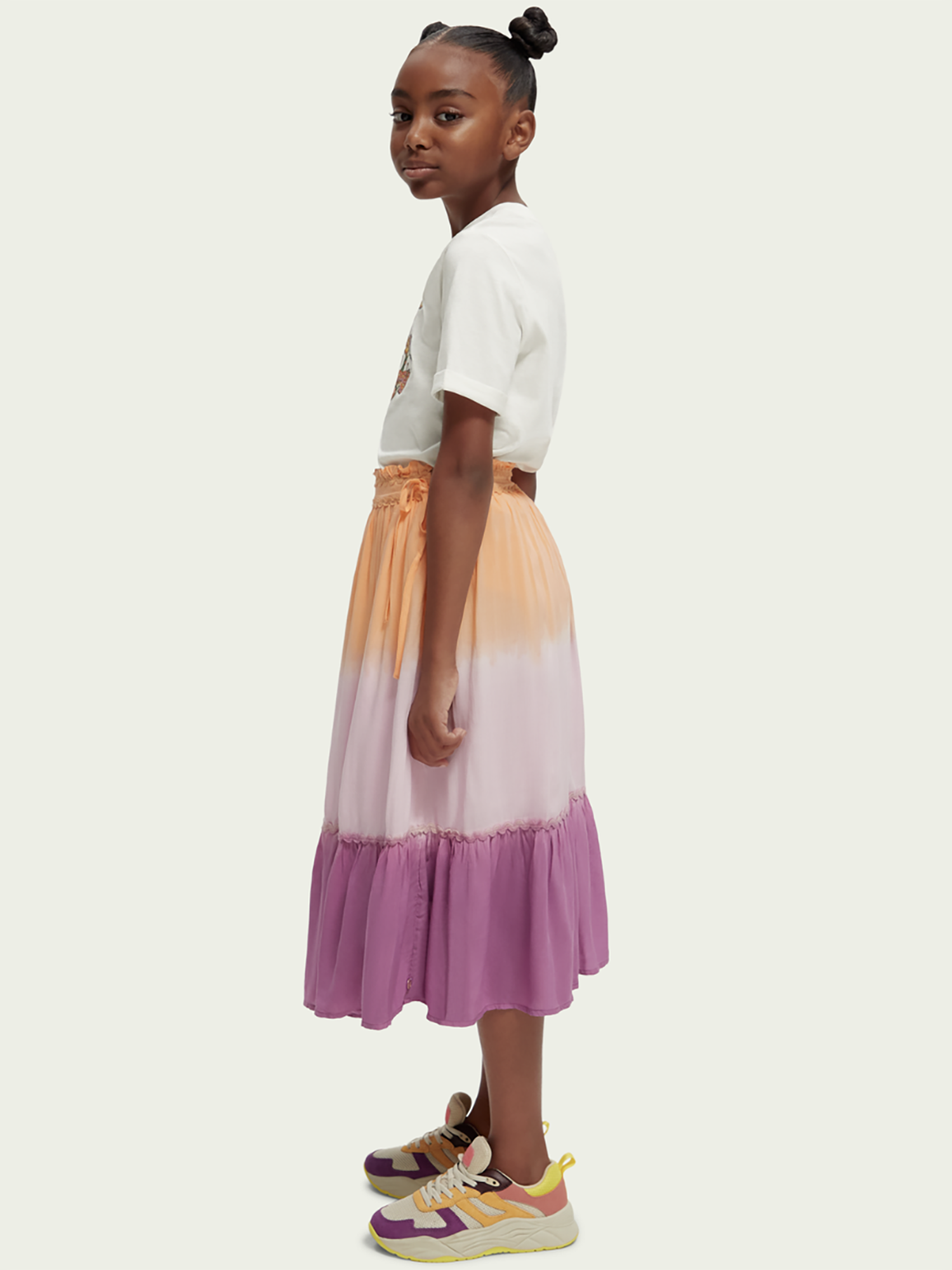 Scotch & Soda Midi Tie-Dye Skirt - Skirts