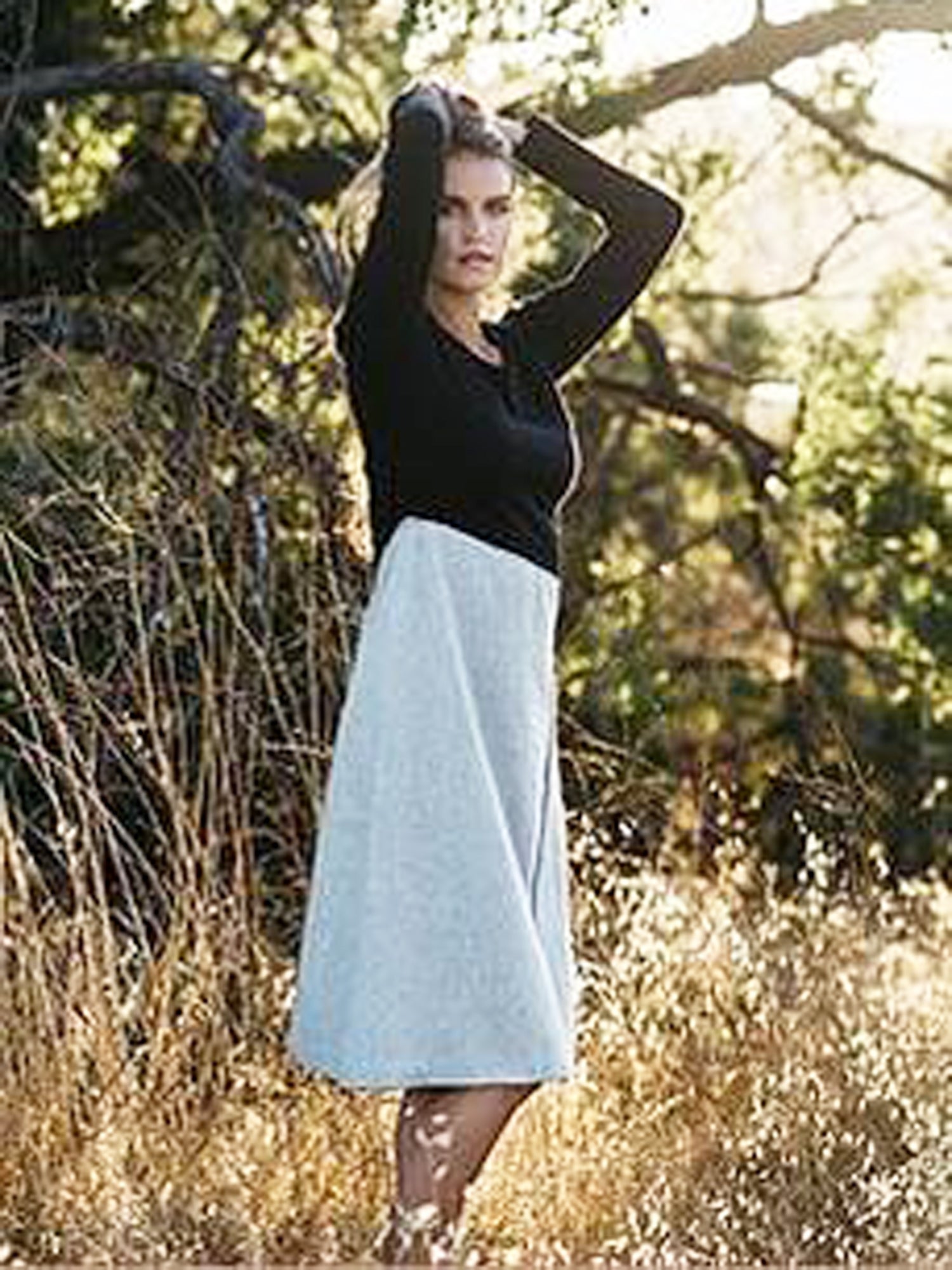 Ellie Makir Black and Grey Wool Dress Ellie Makir