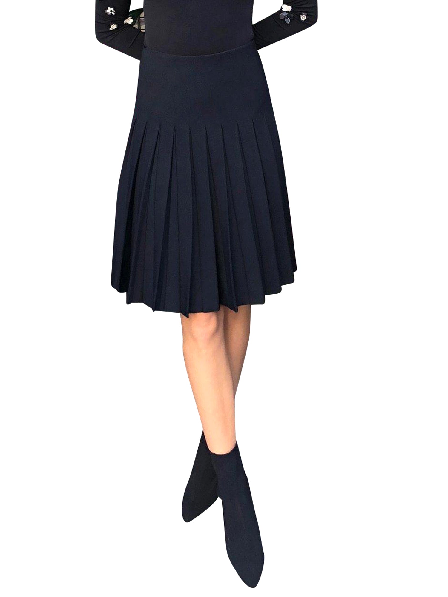 Apparalel Knit Pleat Infinity Skirt Apparalel
