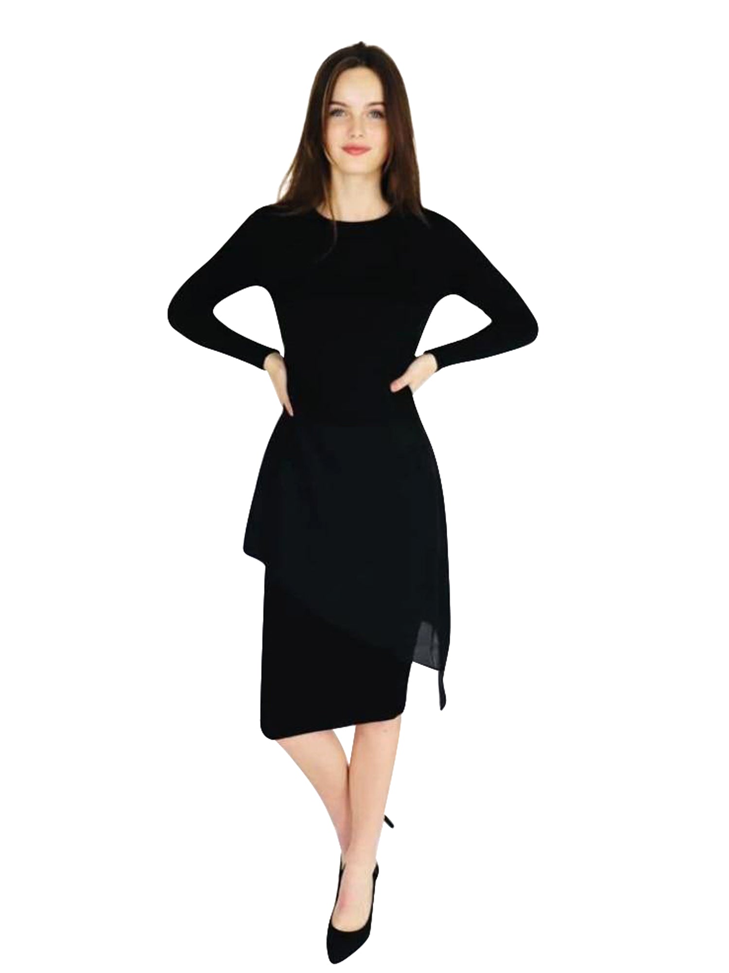 Ava Lea Ponte Chiffon Top vendor-unknown