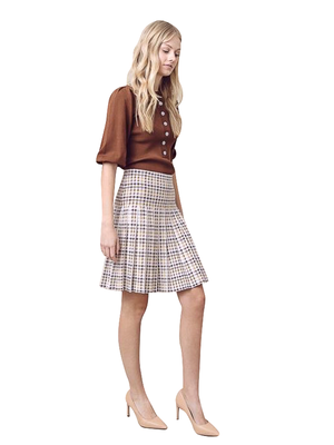 Apparalel Knit Pleat Infinity Skirt Apparalel