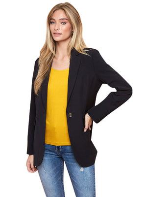 Doe & Rae Fitted Black Fitted Blazer Doe & Rae